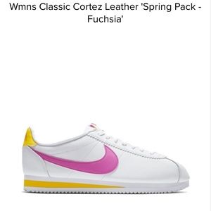 NWT Classic Cortez Leather Spring Pack - Fuchsia